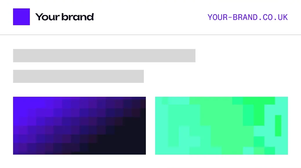 A storefront taking on your brand and your own domain.